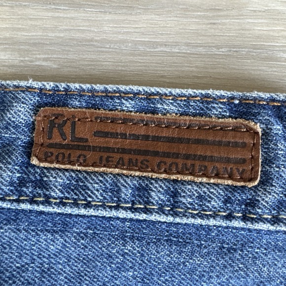 Polo Ralph Lauren Saturday Jeans W 32/14 Relaxed Fit Straight Medium Wash VTG - Picture 12 of 15